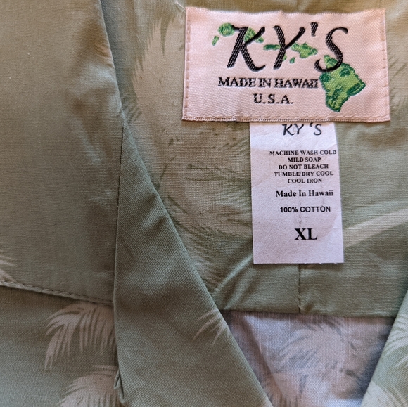 KY's Hawaiian Button Shirt - Picture 2 of 5